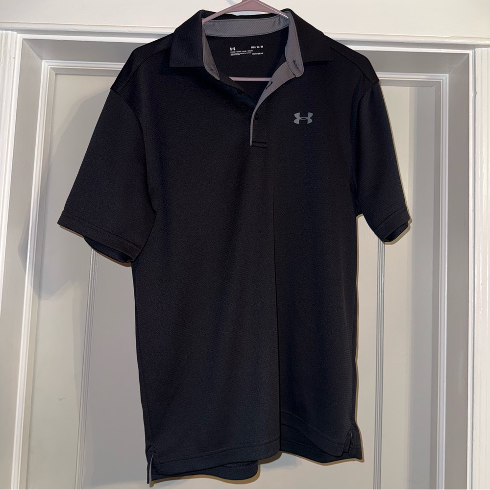 Under Armour Men's Polo Shirt in Black
